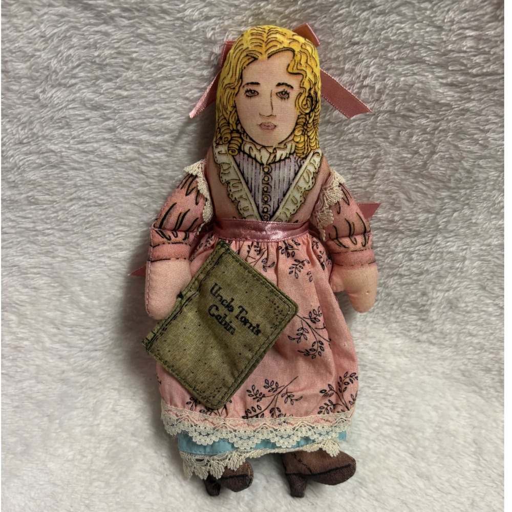 Harriet Beecher Stowe Hallmark We the People Doll Uncle Tom's Cabin Book Plush